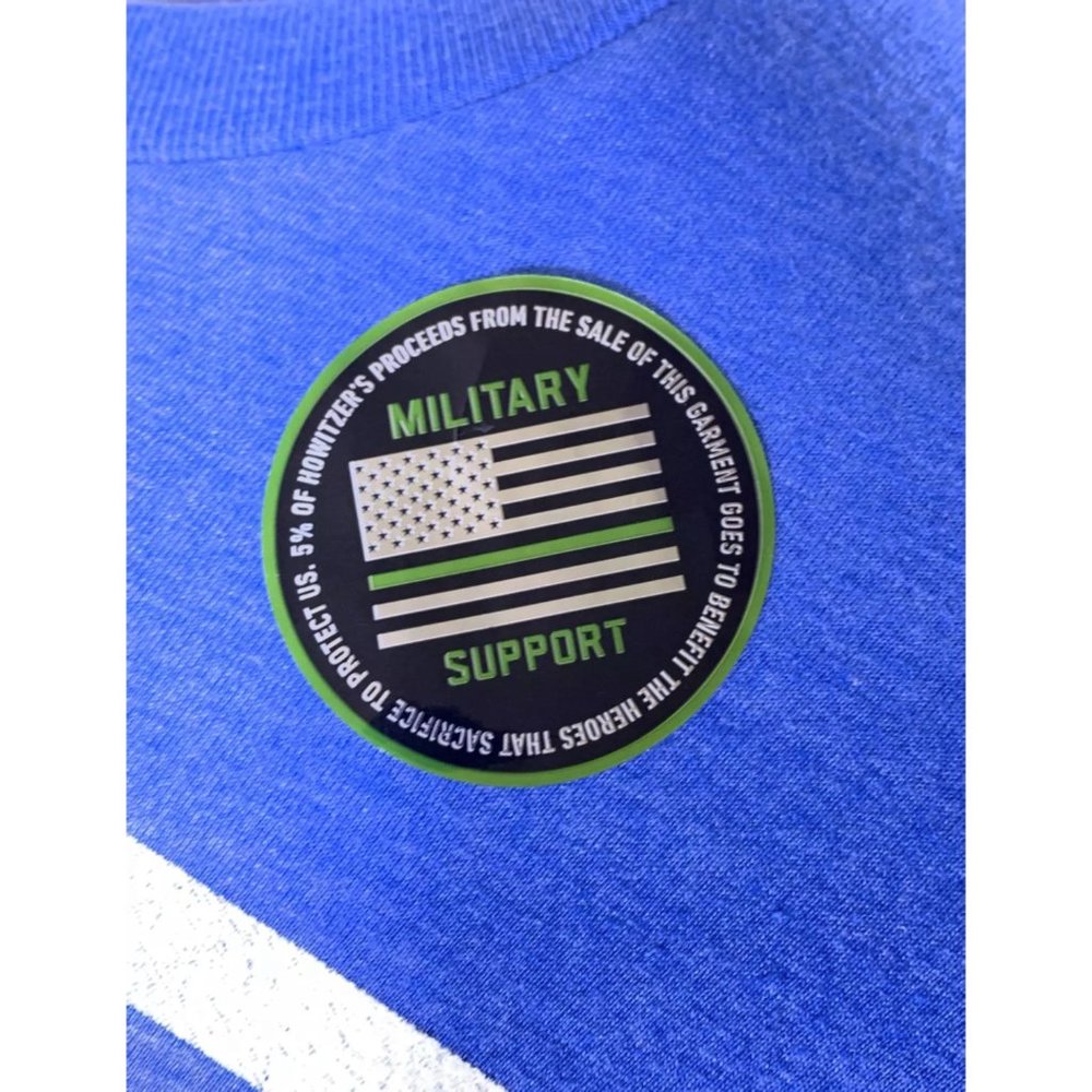 HOWITZER by AFFLICTION Men's T-Shirt S/S BOLD FLAG - Picture 8 of 9